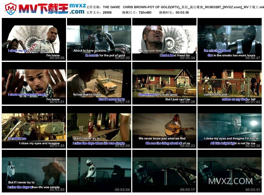 THE GAME CHRIS BROWN-POT OF GOLD(MTV)_英语_流行歌曲_MC803287